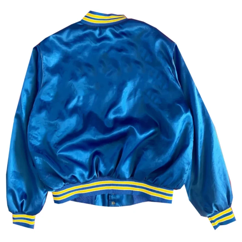 Wholesale Custom Men's Varsity Baseball Satin Bomber Jacket – Blank Silk Embroidery