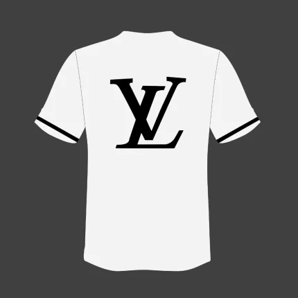 Custom White Baseball Jersey with Monogram Print - Konaa Crafts