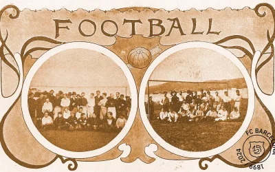 1900.- Partit FC Barcelona vs SC Català al Velòdrom de la Bonanova. © AHFCB||Iris